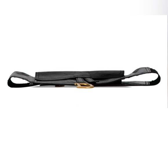 Christian Dior 2019 Crinkled Lambskin Saddle belt bag - Picture 4 of 10